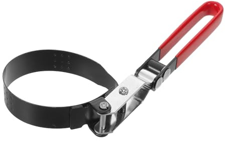 Parliky Chiave Regolabile Fascia in Acciaio Cromato per Filtro Olio Auto Struttura Resistente e Design Ergonomico per Meccanici e Professionisti