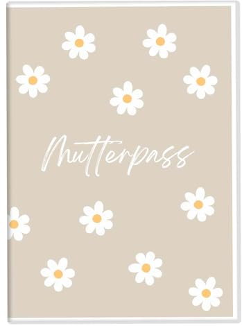 Joli Coon Mutterpasshülle für Deutschen Mutterpass - Hülle Mutterpass - Daisy