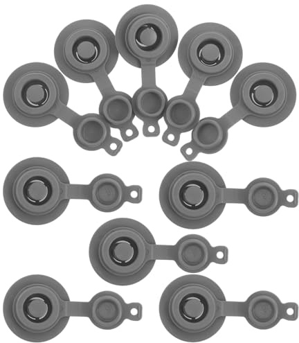 NAMOARLY 10 Tapones de Válvula de Aire para Colchón Inflable de TPU Resorte, Repuestos Herméticos para Almohada y Colchón de Viaje, Accesorios Compactos para Camping y Actividades