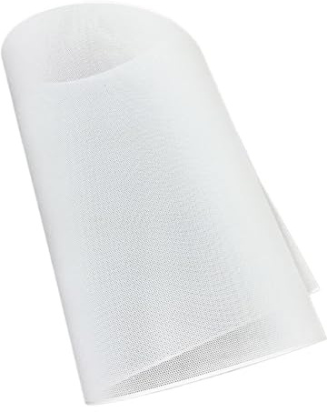 PC-fodral dammnätfilter 30 x 50 cm 50 x 50 cm dammtätt datornät PVC nätskydd för fläkt kylväska chassi dammfilter nätverk ren 0,3 mm x 50 vit)