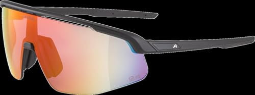 ALPINA Turbo Pro - Elegante Sport-Performance Brille mit integrierter Lüftung, black matt