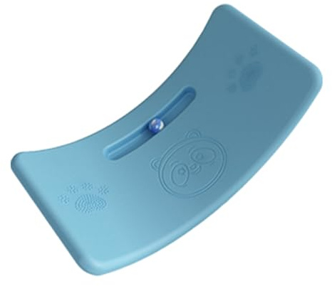 Rocker Board - Tabla de equilibrio de madera versátil para niños | Tabla basculante para niños pequeños, de actividades en interiores, tabla con curvas de yoga divertida, equipo de entrenamien