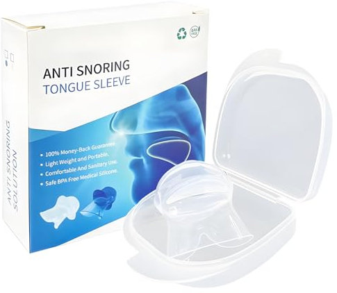 Dispositivo Antirronquidos Bucal - Solución Antironquidos Para Dormir Mejor | Protector Bucal Reutilizable Para Pareja Mujeres Hombres