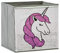 Zauberkiste mit Wendepailetten | Einhorn | 32x32x32cm |Spielzeugkiste | Aufbewahrungsbox | Kiste | Store It