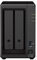 Synology DS723+ - Discstation NAS a 2 bay (AMD Ryzen™ 4 thread R1600 dual-core 2 GB Ram 2 porta LAN RJ-45 1GbE), pacchetto da 8 TB con 2 unità disco NAS Seagate IronWolf (ST4000VN006-3CW104)