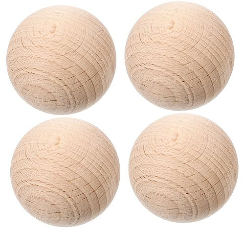 BESPORTBLE Boccia-Kugeln Aus Holz 4 5 cm Gras Für Outdoor-Sport Boccia Und Mädchenspiele