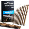 shengbenhao True 5% Cobalt Drill Bit Set, 13Pcs M35 HSS Twist Drill Bits Set 1.5mm-6.5mm,135° Split Point Extremely Heat Resistant for For Stainless Steel,Hard Metals,Aluminium,Cast Iron,Copper