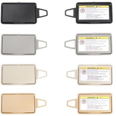 JINFOLI Parasol for Coche, Color Gris, Negro, Beige y Amarillo, for Espejo de Maquillaje, Lado Izquierdo, for Mercedes-Benz, Clase E W211 2003-2008 Espejo Parasol(Gray Right)