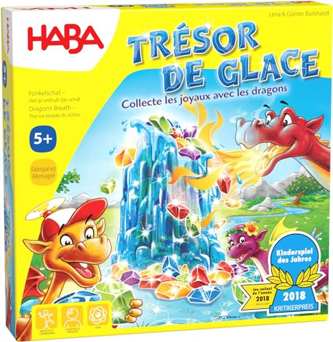 HABA- Trésor de Glace-Jeu de société d'adresse-5 Ans et Plus, 303404, Coloré