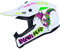 Broken Head FreakZone Motocross-Helm Weiß-Grün-Pink matt – Cross-Helm – MX – Quad – Supermoto (M 57-58 cm)