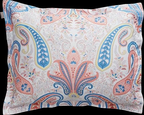 GANT Key West Paisley Kissenbezug einzeln Farbe Guava Orange Größe 80x80