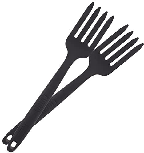 HEMOTON 2 Uds. tenedor de cocina de silicona para huevos triturador de patatas Gadgets para el hogar Cucharas de silicona utensilios de cocina tenedores herramientas