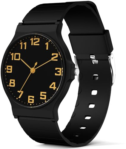 SOCICO Kids Analog Watch Boys Girls Watch, 30M Waterproof Sports Watches for Teen for Ages 8-16, Easy to Read Children's Watch Kids Great Birthday Gifts Christmas Day