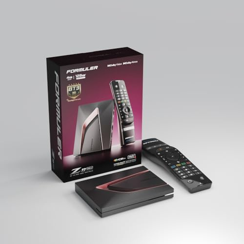 Formuler Z12 Ultra – Lecteur multimédia en Streaming 4K, Android 12, Dolby Vision, Dolby Atmos, HDR10+, Gigabit LAN, WiFi 6E, 4 Go de RAM, 128 Go de ROM, télécommande vocale Bluetooth rétroéclairée
