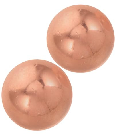SHINEOFI Lot De 2 Bains d'oiseaux en Cuivre pour Purification pour L'Extérieur sur Pied en Cuivre Or Rose