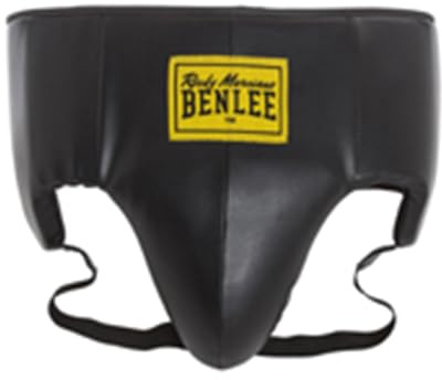 Benlee Rocky Marciano unisex – vuxna LUCCA Artificial Leather groinguard, svart, S