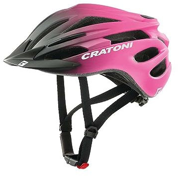 Cratoni Fahrradhelm für Kinder Pacer JR Mountainbike Jugendhelm Allroundhelm (S/M (54-58 cm), Black-pink)