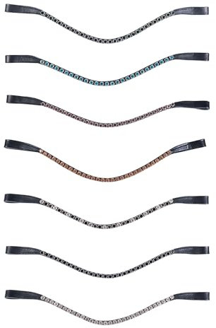 HKM Precious Stirnband Schwarz Einheitgröße