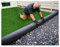 MDEKOR Kunstrasenteppich Outdoor - Kunstrasen wetterfest, Rasenteppich Meterware Grün 350x200 cm, Balkon Bodenbelag wasserdurchlässig mit Drainage 200 cm breit in Echtrasen-Optik