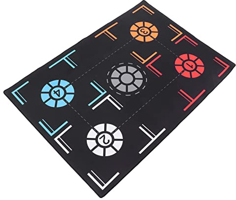 Basketball Trainingsmatte, Rutschfeste Reguläre Basketball Griff Trainingssystemmatte, Dribbelkontrolle, Sport Hilfstrittmatte, Faltbare, Langlebige, Geräuschlose Fußgriffmatte