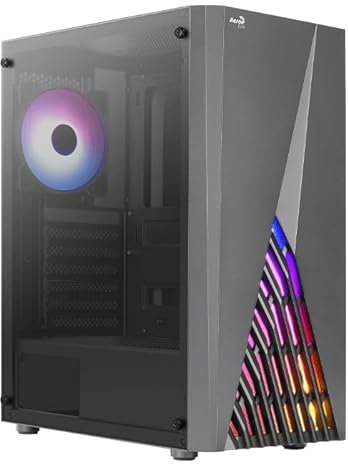 AeroCool PC Gehäuse Delta Midi-Tower Schwarz