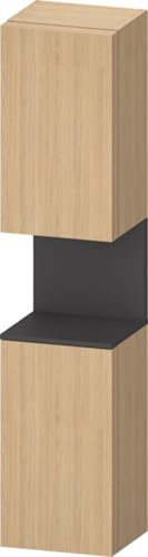 Duravit Qatego Armoire haute, porte à droite, 400x360x1760mm, niche graphite mat, QA1346R49300000, QA1346R49300000, Colorazione: Rovere Natura