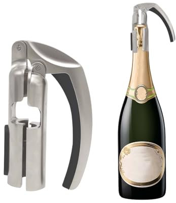 ZHYUAN Ouvre-bouteille de vin de champagne,Tire-bouchon, Ouvre-bouchon,Ouvre-bouteille de vin, Convient aux réunions de famille, aux bars, aux soirées vinicoles, l'alliage d'aluminium est durable