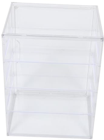 iplusmile Vitrina Para Pastelería Ajustable Transparente Con Puerta Magnética Caja Para Pan y Cupcakes Para Mostrador De Cocina Grande