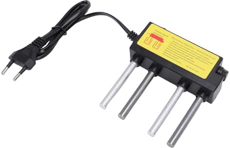 Pssopp Electrolizador de Agua, Prueba Rápida TDS PH Probador de Calidad del Agua con Electrodos de Hierro y Aluminio para Pruebas de Potable en el Hogar (Enchufe de la UE)