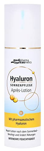 Hyaluron Sonnenpflege Après-Lotion - kühlt & erfrischt - spendet intensive Feuchtigkeit - lindert Rötungen - von medipharma cosmetics - 150ml