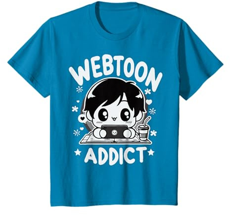 Webtoon Addict - cadeau drole pour fan accro de manga T-Shirt