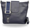 BRISE Umhängetasche Damen Echtes Leder ELLIE Handgemachte Crossbody Bag mit Ledergurt + Optionalen Breiten Gemusterten Riemen 6 Fächer Wasserdichte Schultertasche Made in Italy (Navyblau - 3)