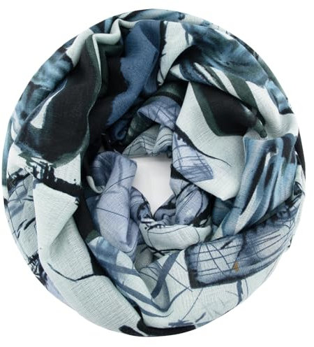 Glamexx24 Loop Schal Schlauchschal Leichter Damen Schal Mehrfarbig Rundschal Halstücher Sommerschal Loopschal Halstuch
