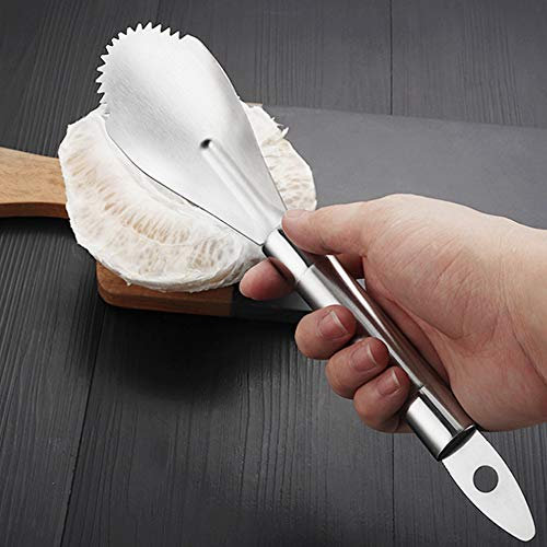 Coltello per Pompelmo, Acciaio Inossidabile per Uso Domestico, Frutta, Pomelo, Pelapatate, Taglierina per Buccia d'arancia, Strumento per Sbucciare, Gadget da Accessori