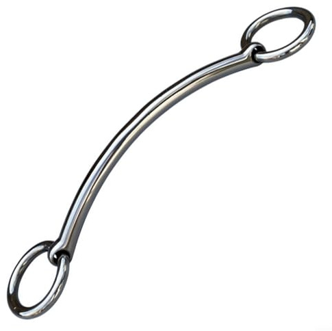 Lapiglo Morso per morso in acciaio inox, 11,5 cm, per cavalli dal design multi-link morbido con bocca sensibile