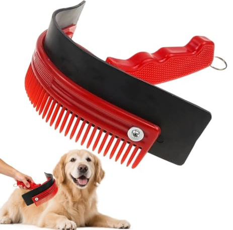 Horse Sweat Scraper Ergonomic Handheld Brush Curry Comb Tool | Curved Horse Sweat Scraper for Body Hoof Scraping Washing Grooming Cleaning Barn Stable Equestrian Cats Dogs