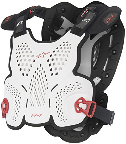 Alpinestars A-1 Roost Guard M/L - Weiß - Motorradsport - Brustschutz