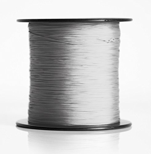 Schnur für Plissee, Rollo, Jalousette 0,8 mm Spannschnur Plisseeschnur zubehör (Grafit, 60 Meter)