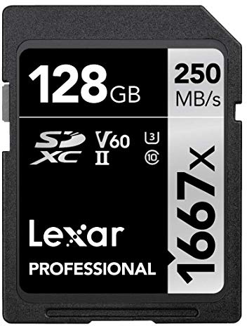 Lexar Professional 1667X UHS-2 Class 10 SDXC Card 128GB