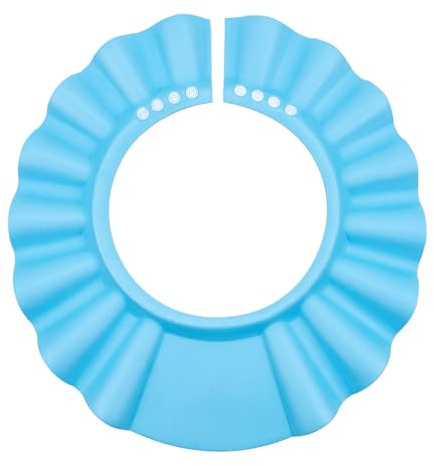 Gorro de Champú para bebés y niños pequeños, Gorro de ducha ajustable para niños, Protector contra Champú con 4 tamaños de cierre de clip, Visera de protección infantil para Ojos y Oídos, Protección
