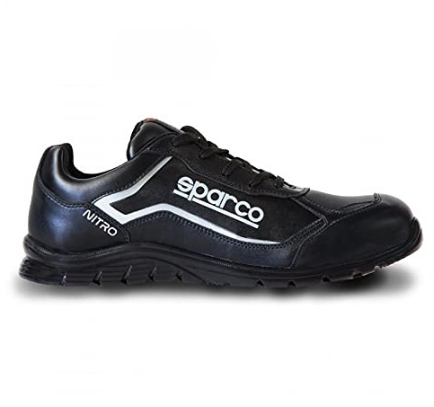 Sparco - Nitro Mikko ESD S3L SR FO - Zapatos de Seguridad Unisex para Correr - Calzado de Trabajo Repelente al Agua - Puntera compuesta - Suela Antideslizante - Transpirables - EU 48