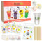 Bubble Tea Kit Gift Box - Summerfruit Selection Makes 12 Drinks | Flavoured Syrups Mango, Raspberry, Kiwi, Blueberry | Suitable for Vegans | By Bobalife