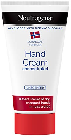Neutrogena Hand Cream Concentrated Unscented For Very Dry Chapped Hands 75 milliliters