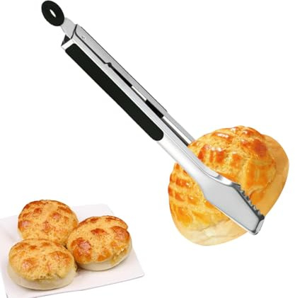 Pinzas para asar al aire libre, pinzas para parrilla de cocina, pinzas para servir carne de cocina, herramientas largas para buffet, dispositivos resistentes al calor, utensilios de cocina multiusos