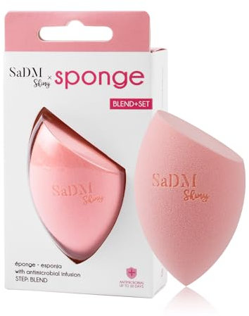 Makeup Blender Sponge for Liquid & Cream Foundation, Blush & Powders - Full Coverage, Streak-Free Professional Makeup Applicator Tool - Washable & Latex Free - Ideal for Dry & Wet Use