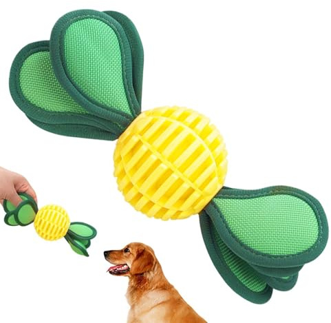 Générique Quietschspielzeug für Hunde in - Robust Kauspielzeug till TPU och nylon - Interaktive Welpenspielzeug zur Zahnreinigung & Stressabbau - idealisk för Kleine och mittlere Hunde