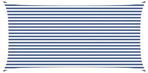 vidaXL Toldo Vela de Sombra Azul y 6 x 3 m 100% Poliéster Oxford