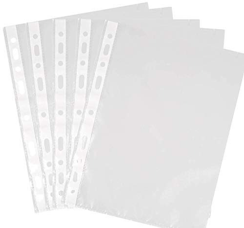 5x 100 Pièces = 500x Enveloppe D'un Prospectus Simplifié Transparent Din A4 Enveloppes S'Accrochent Perforation
