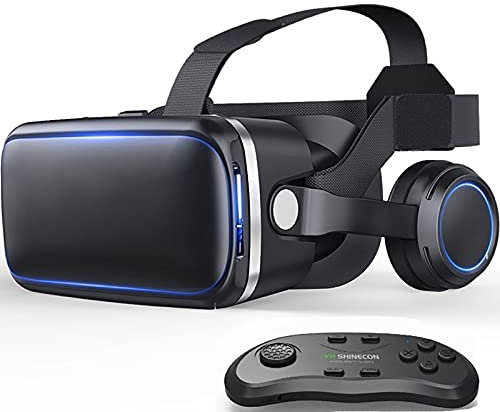 CYLZRCl Gafas 3D Realidad Virtual VR Auriculares Realidad Virtual Gafas 3D Gafas para Películas Juegos Móviles 3D 4,7-6,0 Pulgadas (Color : 2)