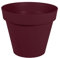 EDA - Pot de Fleur Rond Toscane Ø 80 cm - Volume 170 L - Ø 79 x H.66 cm - Rouge Bourgogne
